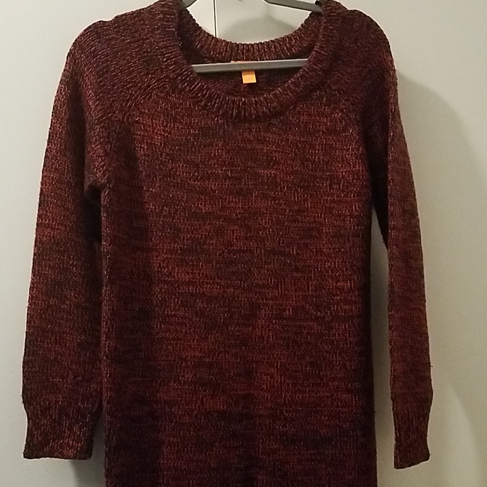 Red/black sweater dress (Great Condition)